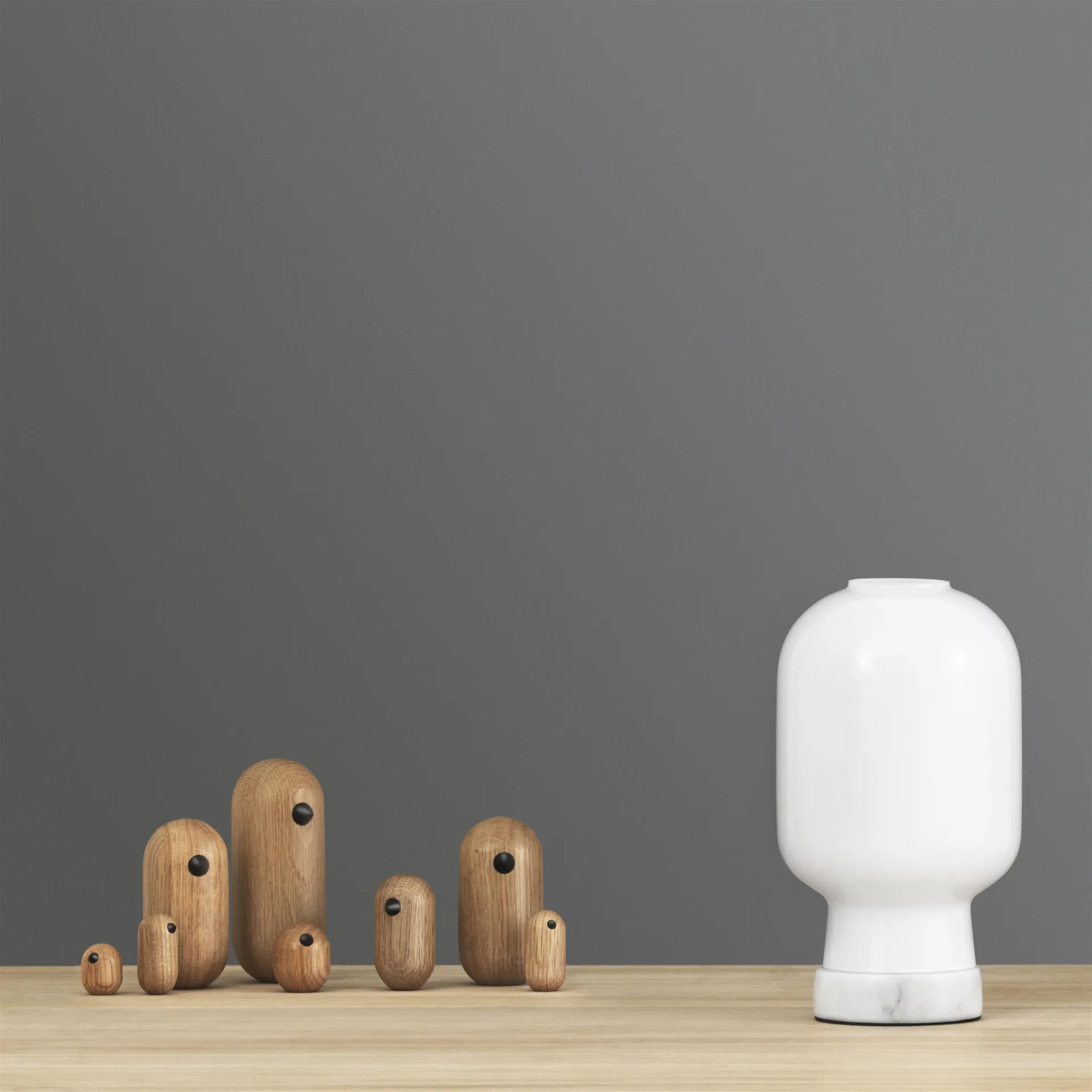 Lampa stołowa Amp, biały Normann Copenhagen