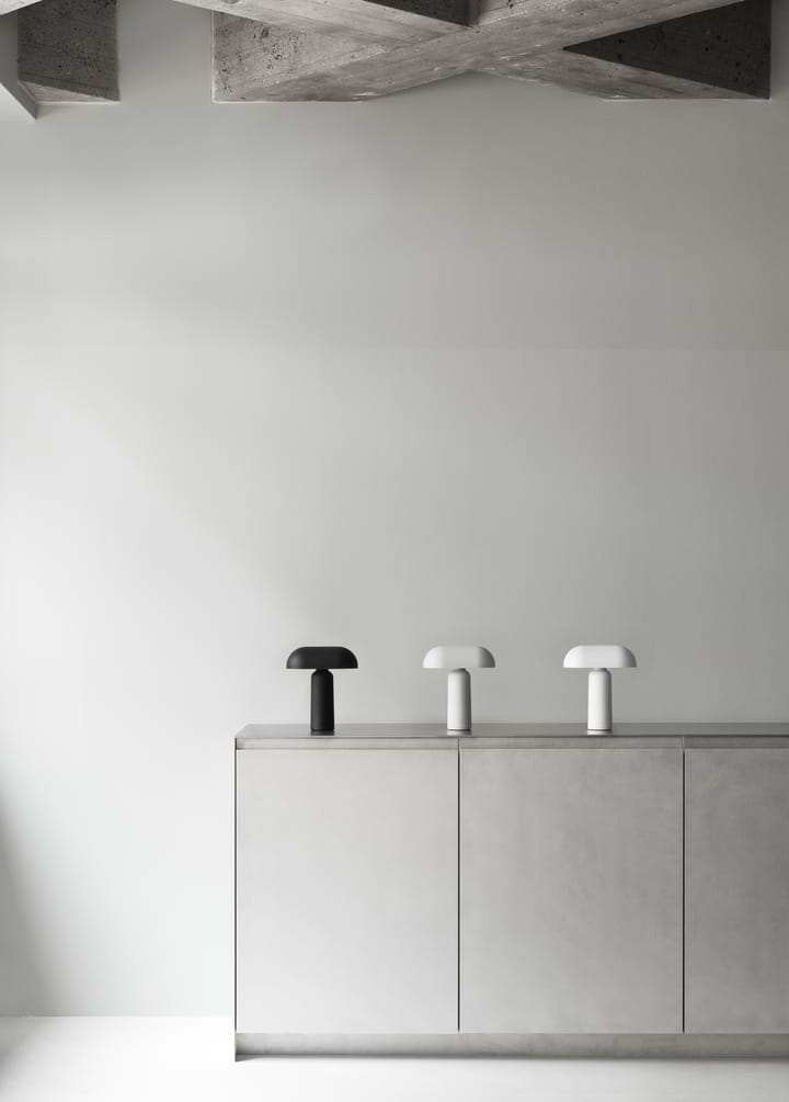 Lampa stołowa Porta, Szary Normann Copenhagen