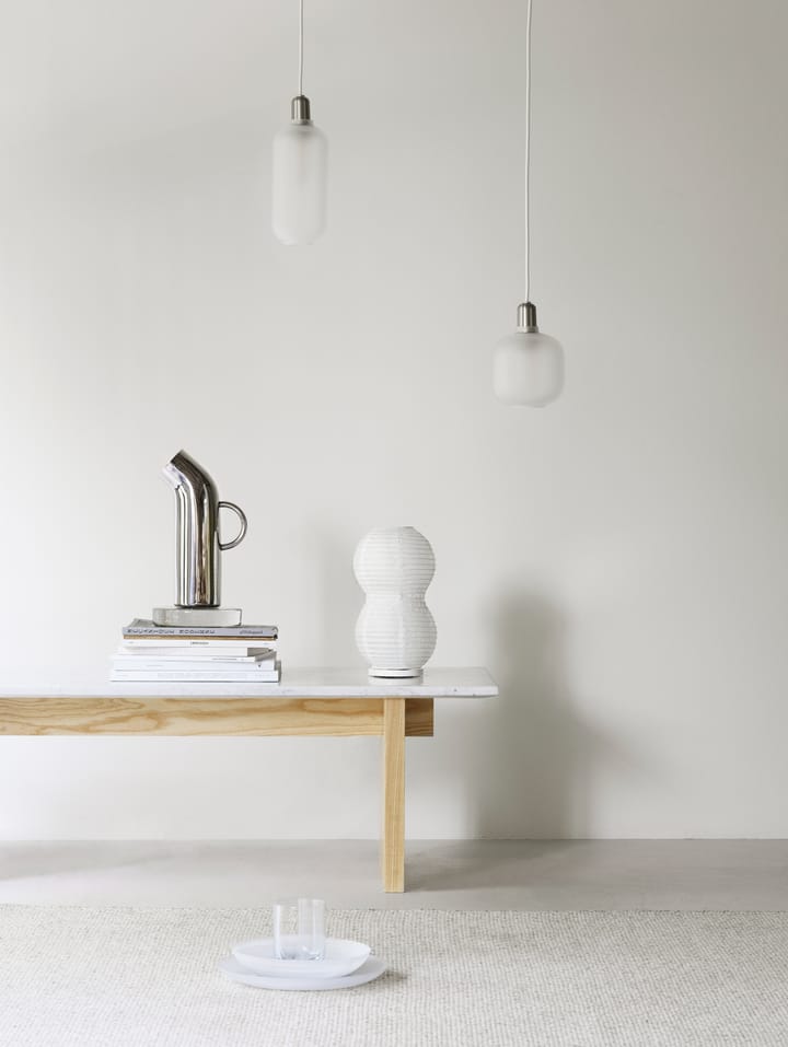 Lampa stołowa Puff Twist 16x28,5 cm, Biały Normann Copenhagen