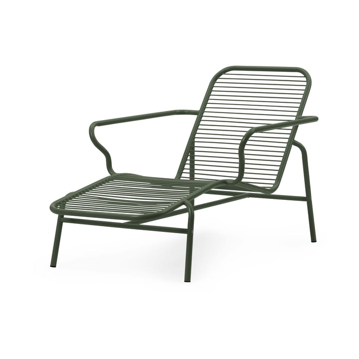 Leżak Vig Chaise Lounge - Green - Normann Copenhagen
