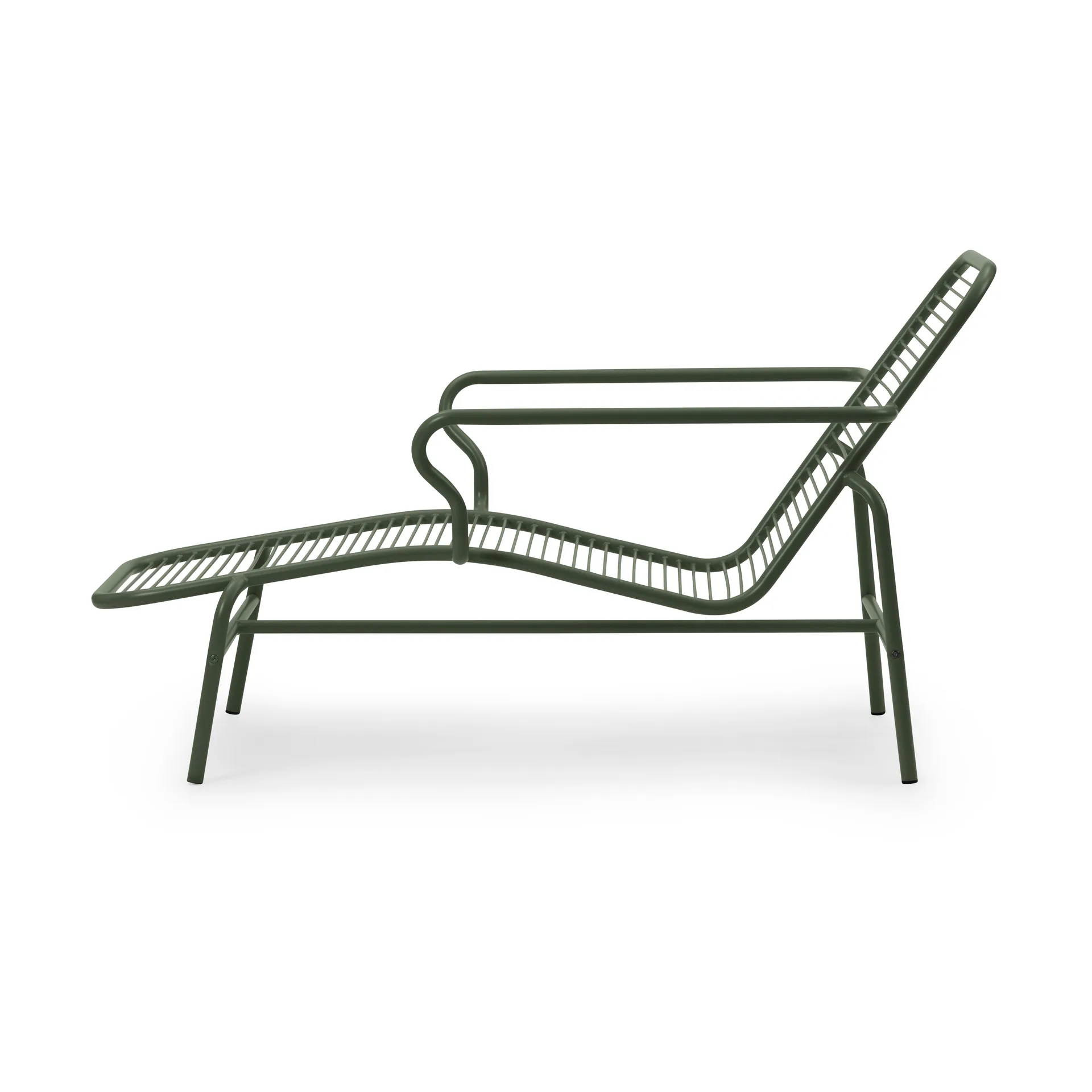 Leżak Vig Chaise Lounge, Green Normann Copenhagen