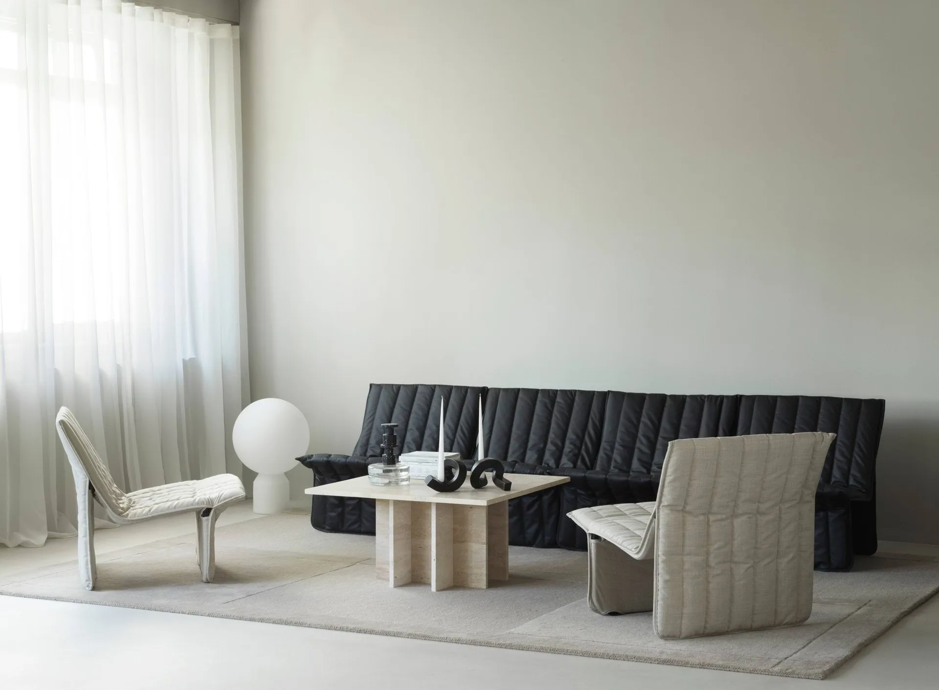 Limit fotel wypoczynkowy, Remix 133 szary Normann Copenhagen