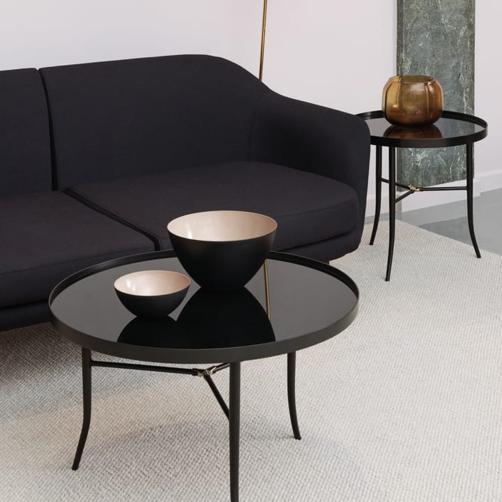 Lug stolik Ø68 cm, Czarny Normann Copenhagen