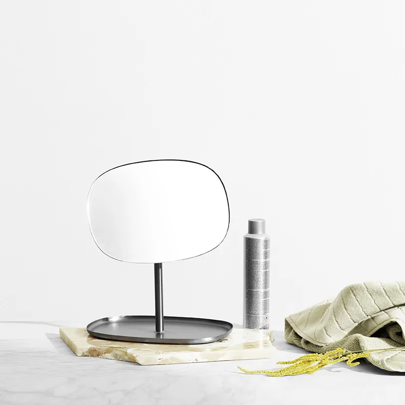 Lustro Flip , matowy - stal Normann Copenhagen