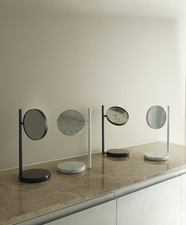 Lustro stołowe dwustronne Pose 21x39 cm, Biały Normann Copenhagen