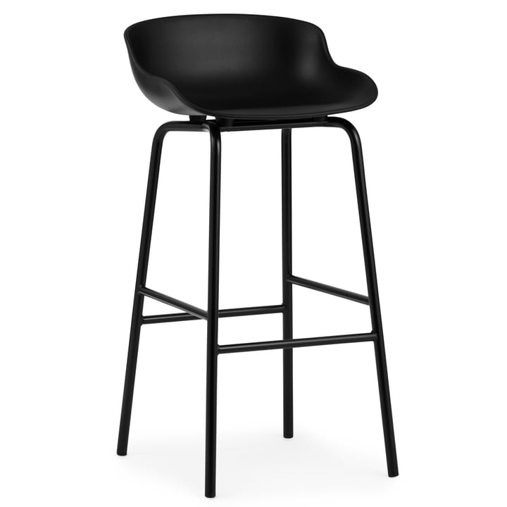 Metalowe nogi stołka barowego Hyg 75 cm - Czarny - Normann Copenhagen