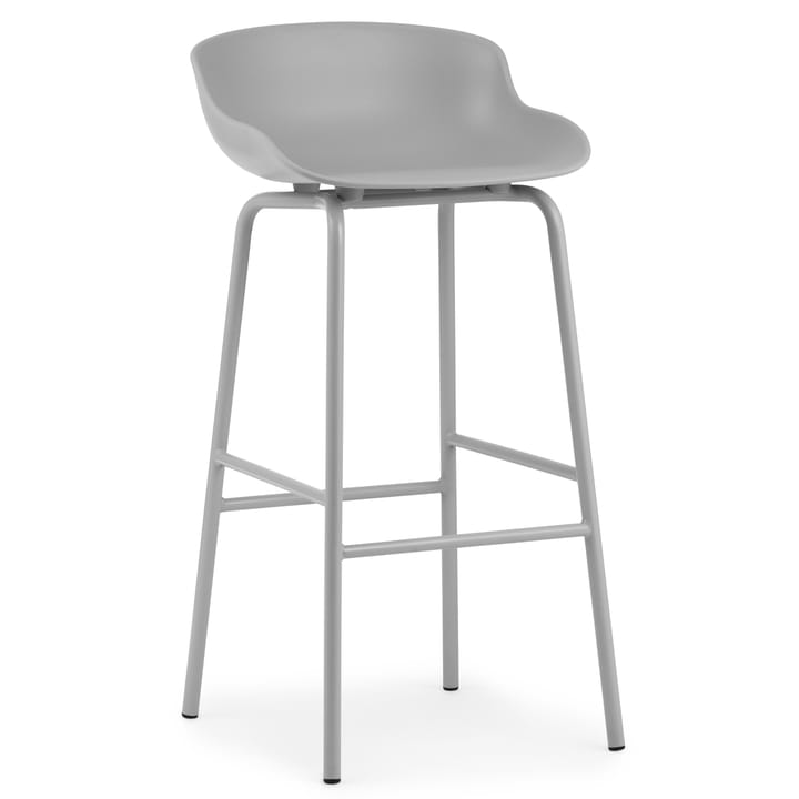 Metalowe nogi stołka barowego Hyg 75 cm - szary - Normann Copenhagen