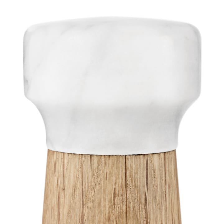 Młynek do soli Craft dąb-biały marmur, mały Normann Copenhagen