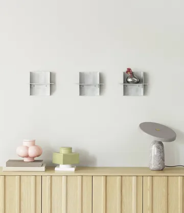 Półka Alu Shelf 25 cm - Aluminium - Normann Copenhagen