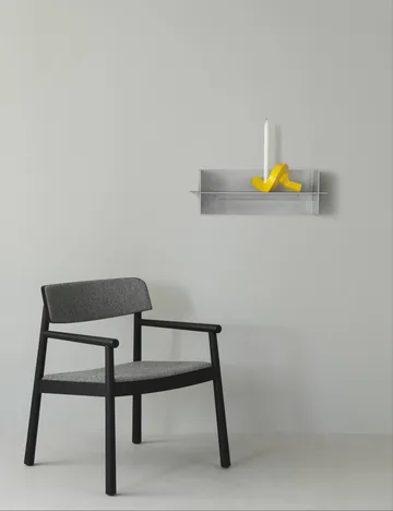 Półka Alu Shelf 60 cm - Aluminium - Normann Copenhagen