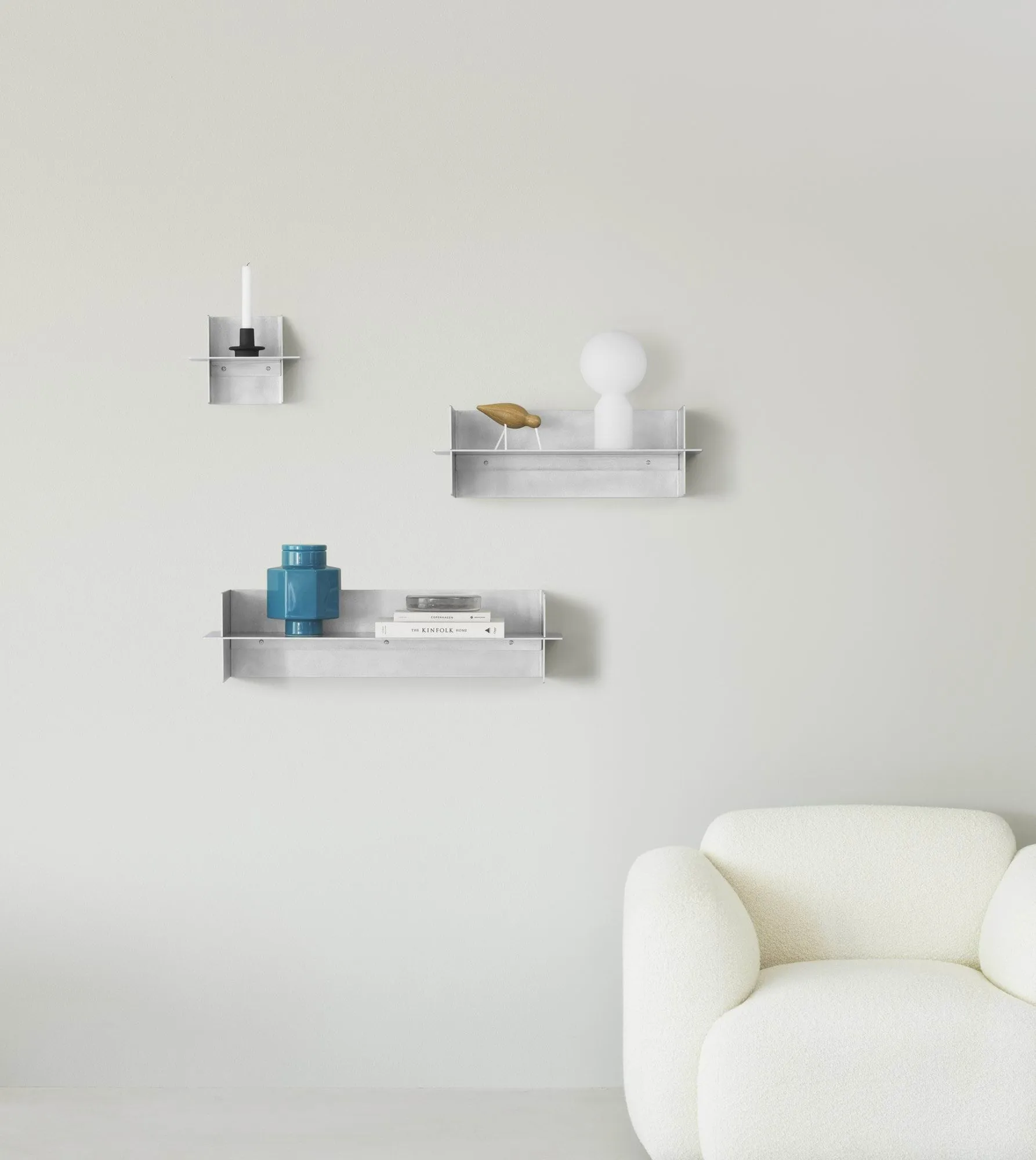 Półka Alu Shelf 60 cm, Aluminium Normann Copenhagen