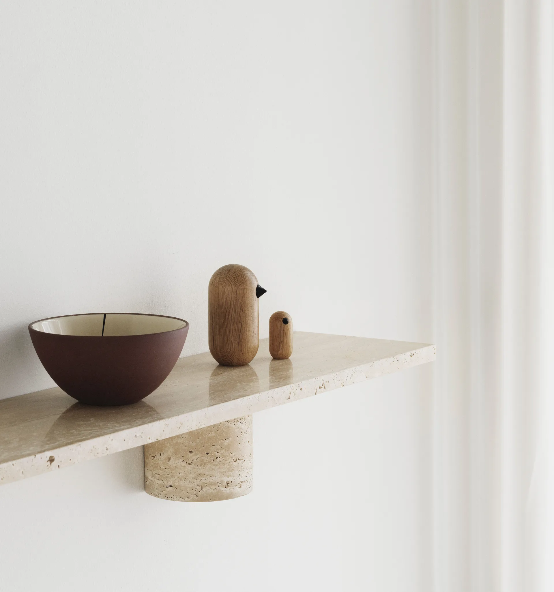 Półka Sten Shelf 120 cm, Travertine Normann Copenhagen