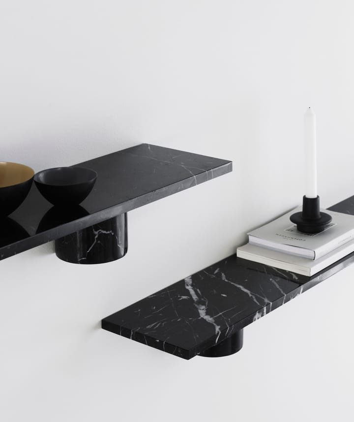 P�ółka Sten Shelf 80 cm, Black marble Normann Copenhagen