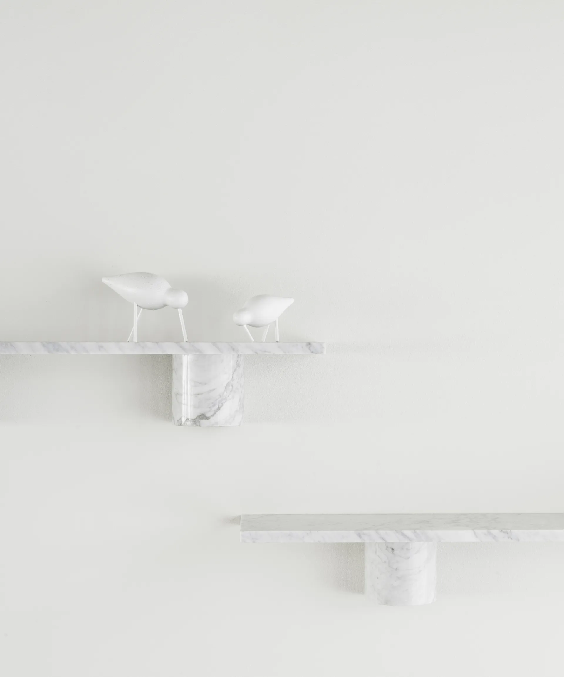 Półka Sten Shelf 80 cm, White marble Normann Copenhagen
