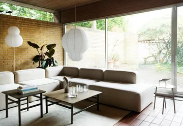 Puff Bulb lampa 60x75 cm - Biały - Normann Copenhagen