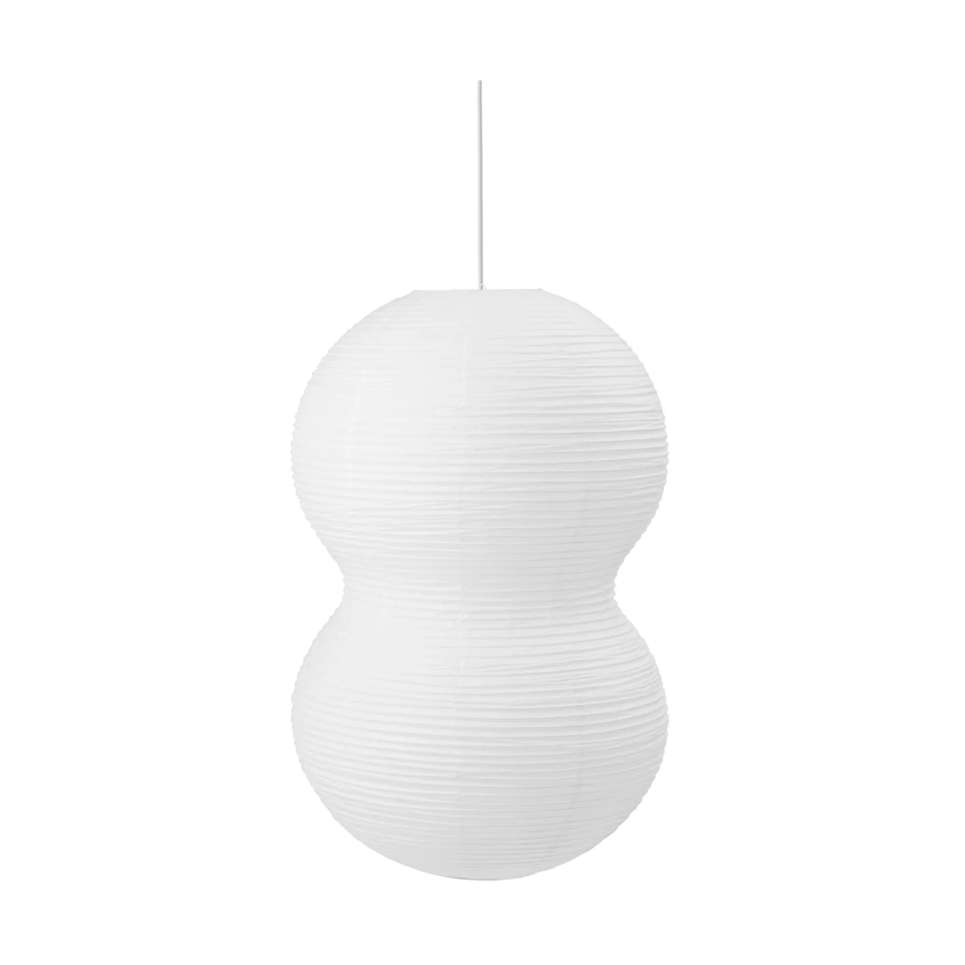 Puff Twist lampa 50x90 cm, Biały Normann Copenhagen