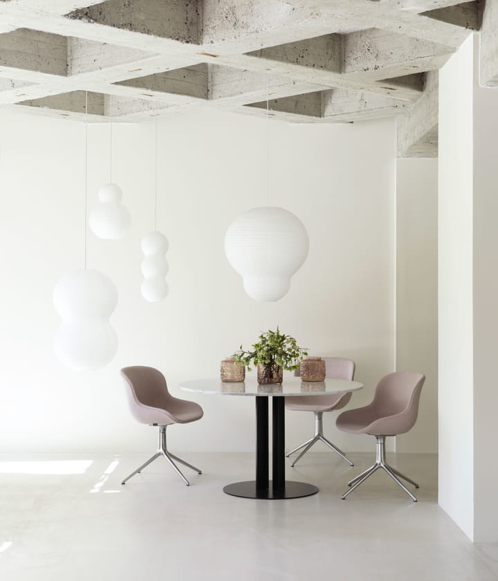 Puff Twist lampa 50x90 cm, Biały Normann Copenhagen
