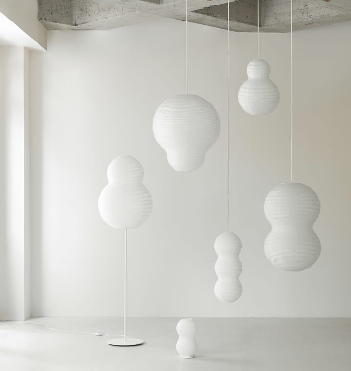 Puff Twist lampa 50x90 cm, Biały Normann Copenhagen