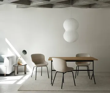 Puff Twist lampa 50x90 cm - Biały - Normann Copenhagen