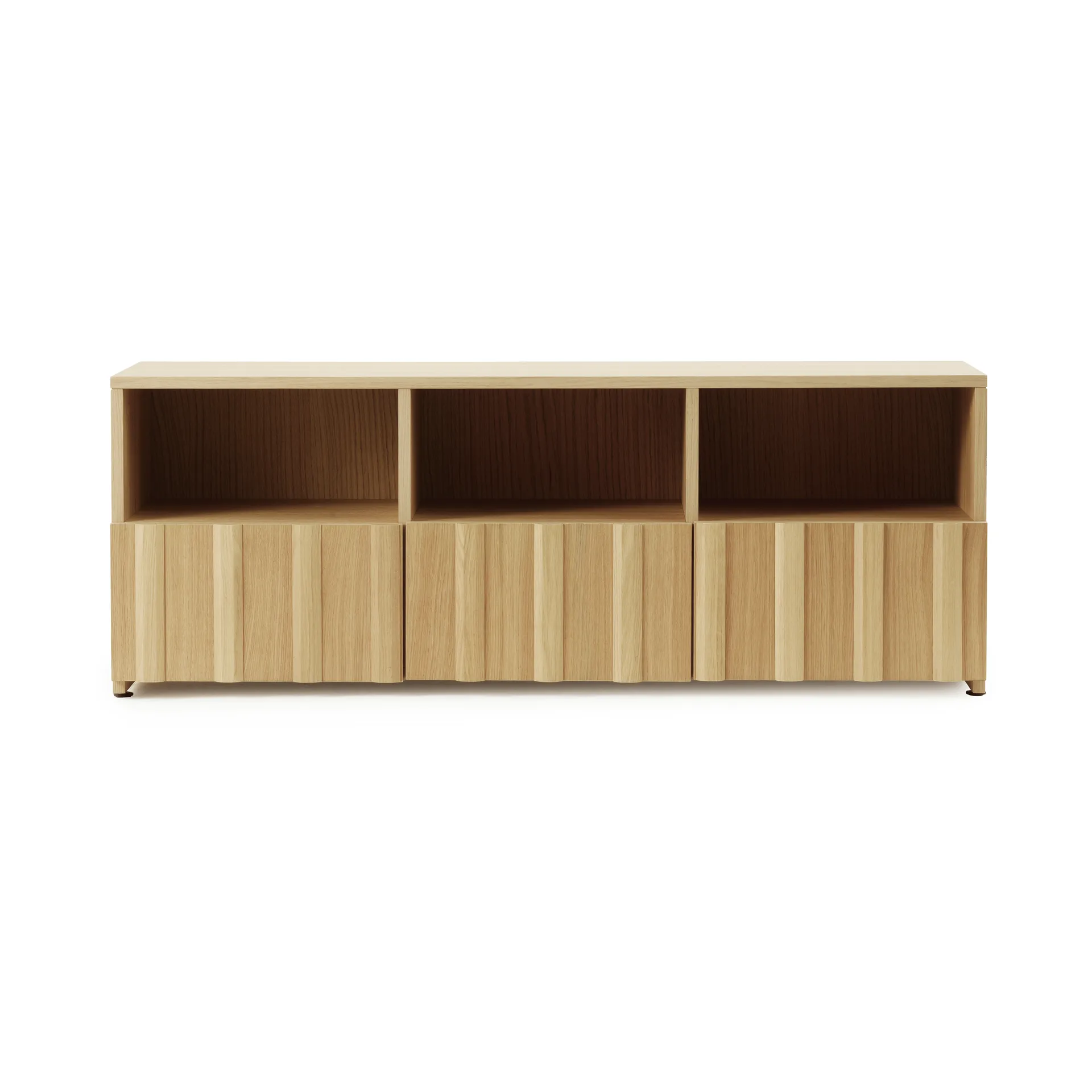 Rib komoda hybrid, Oak, 44x120x38 cm Normann Copenhagen