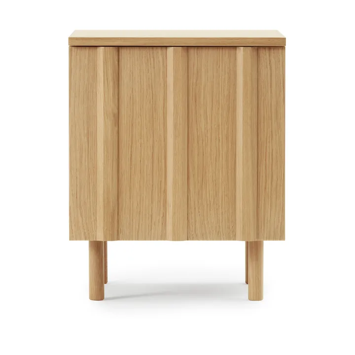 Rib szafka nocna - Oak, 52x42x40 cm - Normann Copenhagen