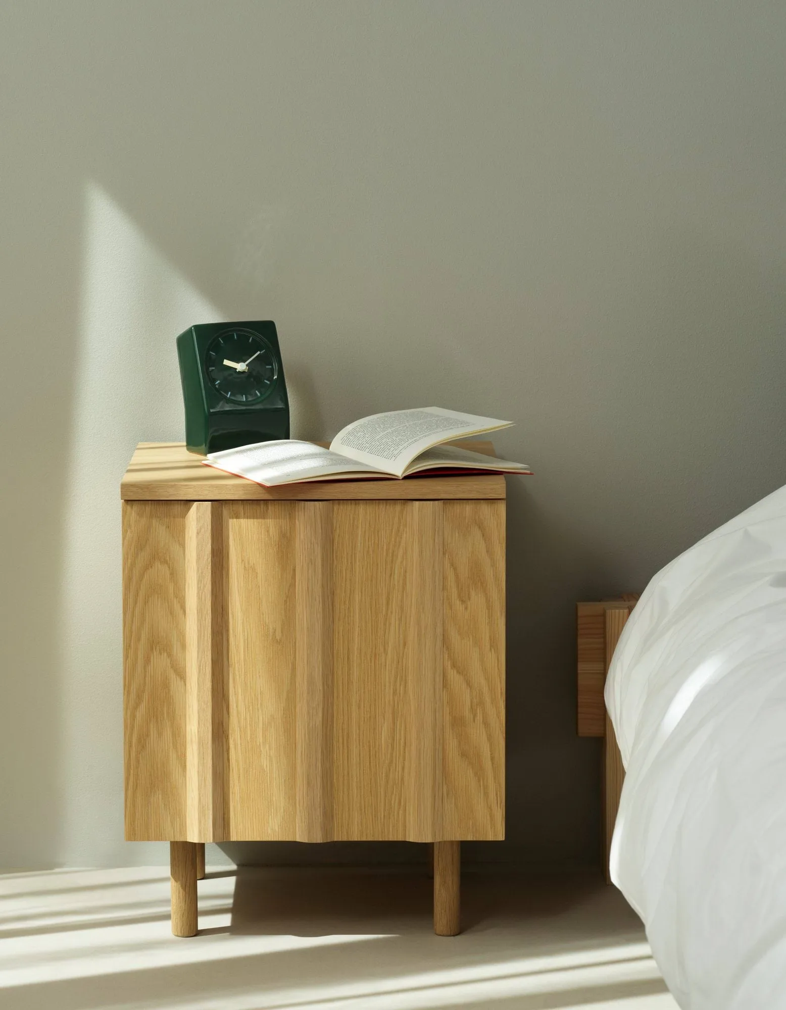 Rib szafka nocna, Oak, 52x42x40 cm Normann Copenhagen