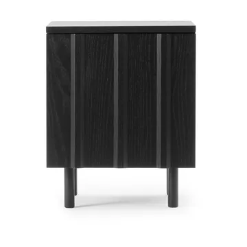 Rib szafka nocna - Soft black, 52x42x40 cm - Normann Copenhagen