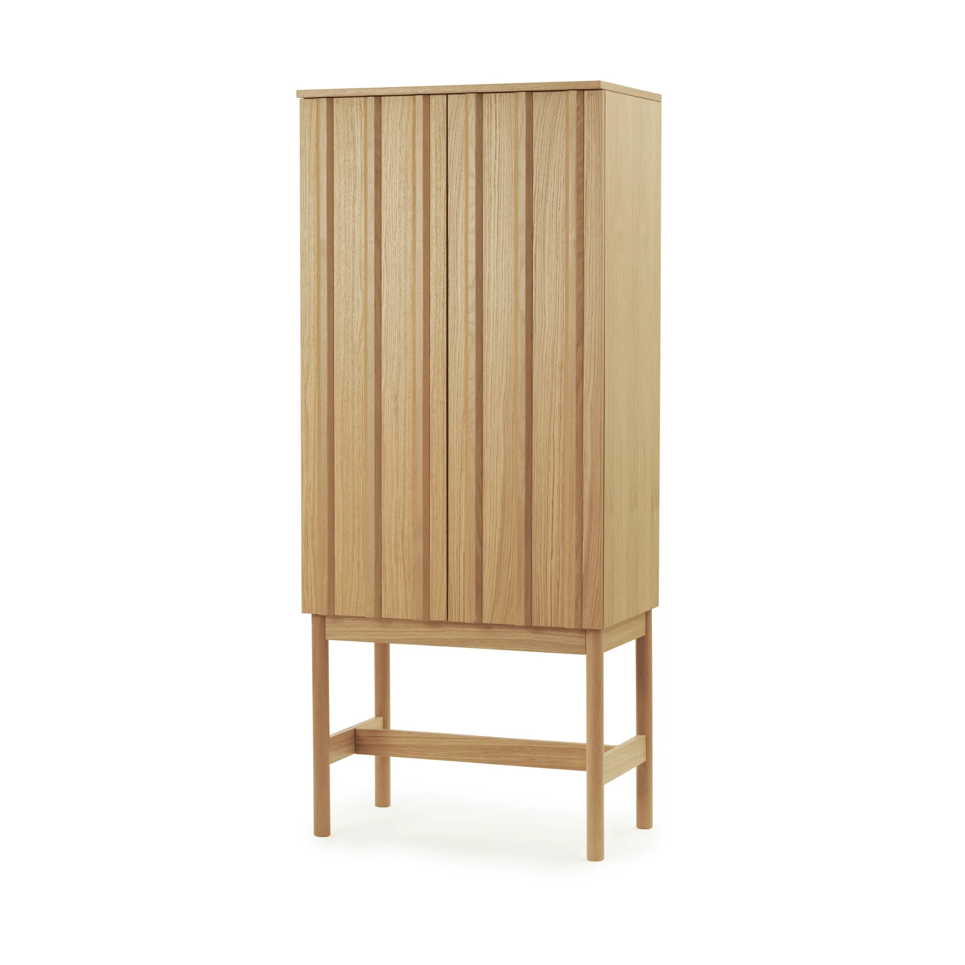 Rib szafka, Oak, 166,5x70x43 cm Normann Copenhagen