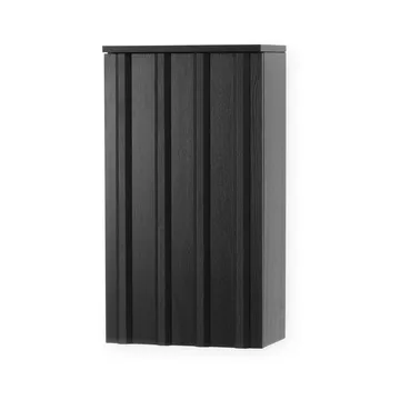Rib szafka wisząca - Soft black, 73x40x23 cm - Normann Copenhagen