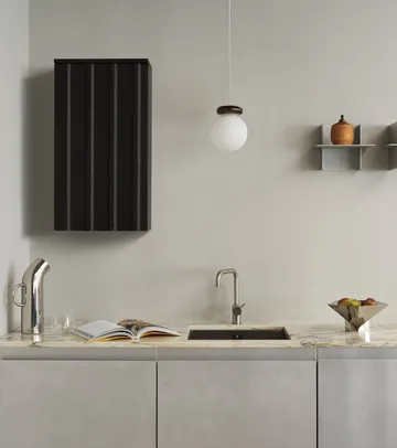 Rib szafka wisząca - Soft black, 73x40x23 cm - Normann Copenhagen