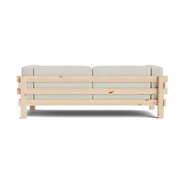 Sofa Kube - Sosna lakierowana-tkanina Remix 223 Beige, 220 cm - Normann Copenhagen