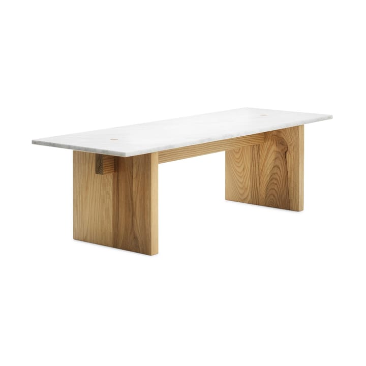 Solid Table stolik kawowy 130x38,5x40 cm - Biały - Normann Copenhagen