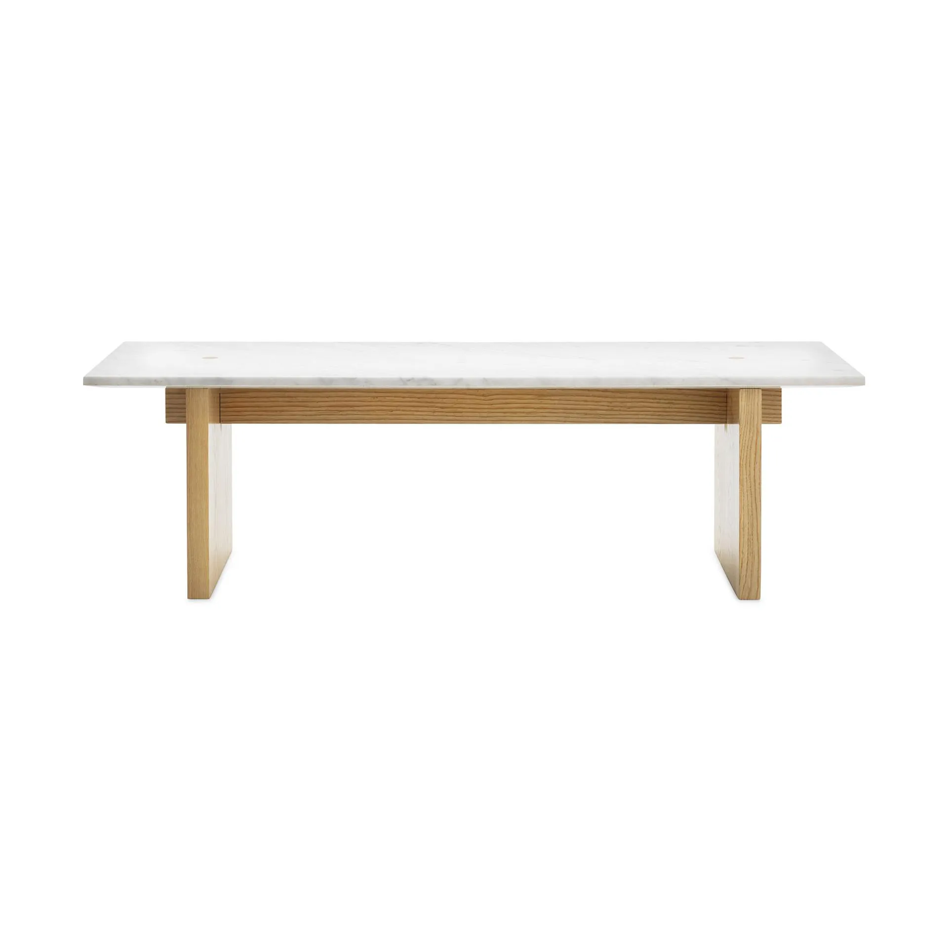 Solid Table stolik kawowy 130x38,5x40 cm, Biały Normann Copenhagen