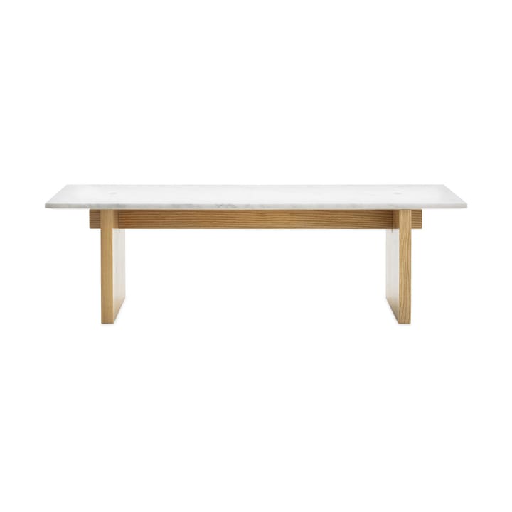 Solid Table stolik kawowy 130x38,5x40 cm - Biały - Normann Copenhagen