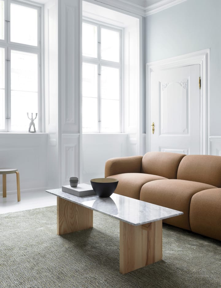 Solid Table stolik kawowy 130x38,5x40 cm - Biały - Normann Copenhagen