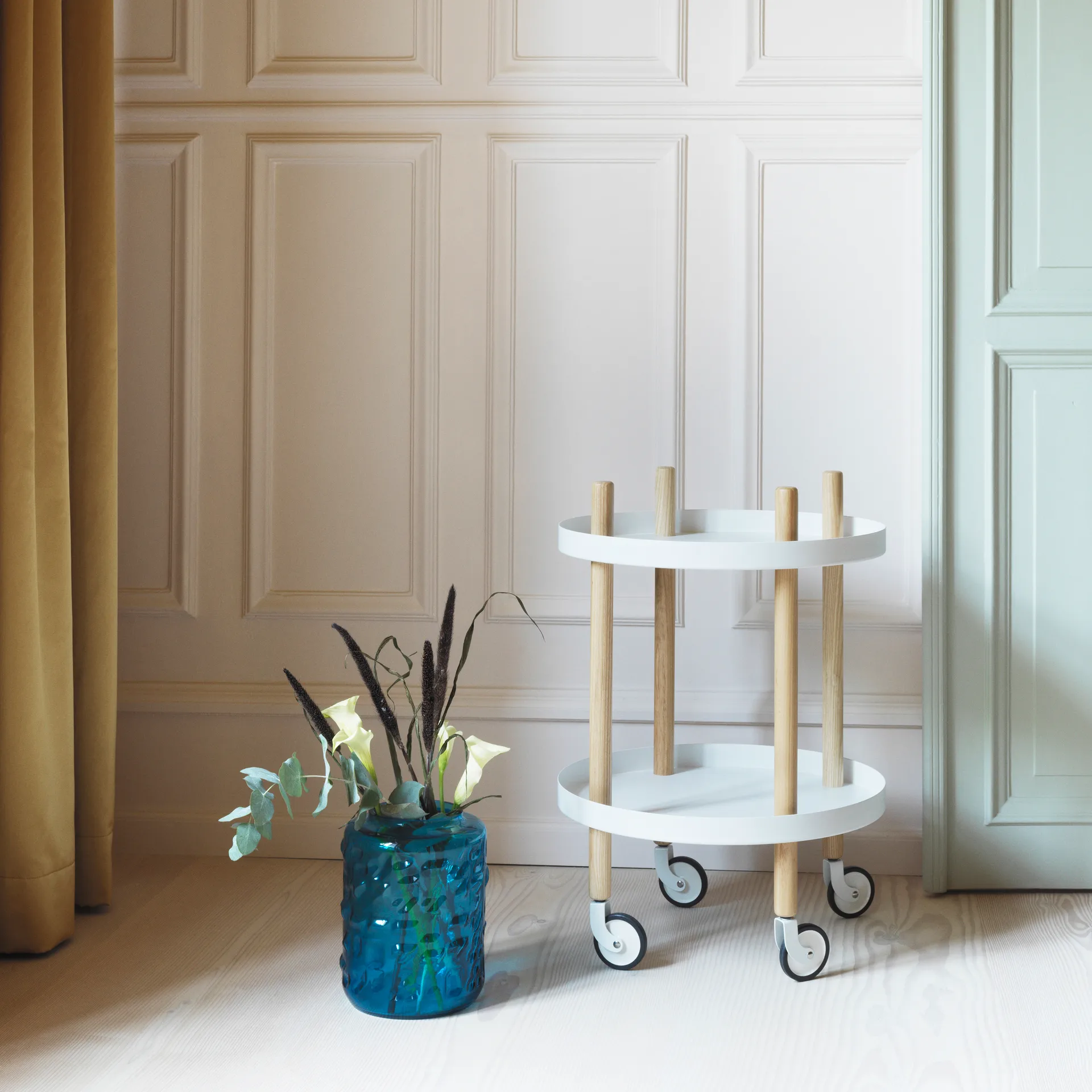 Stół Block Ø45 cm, Biały Normann Copenhagen