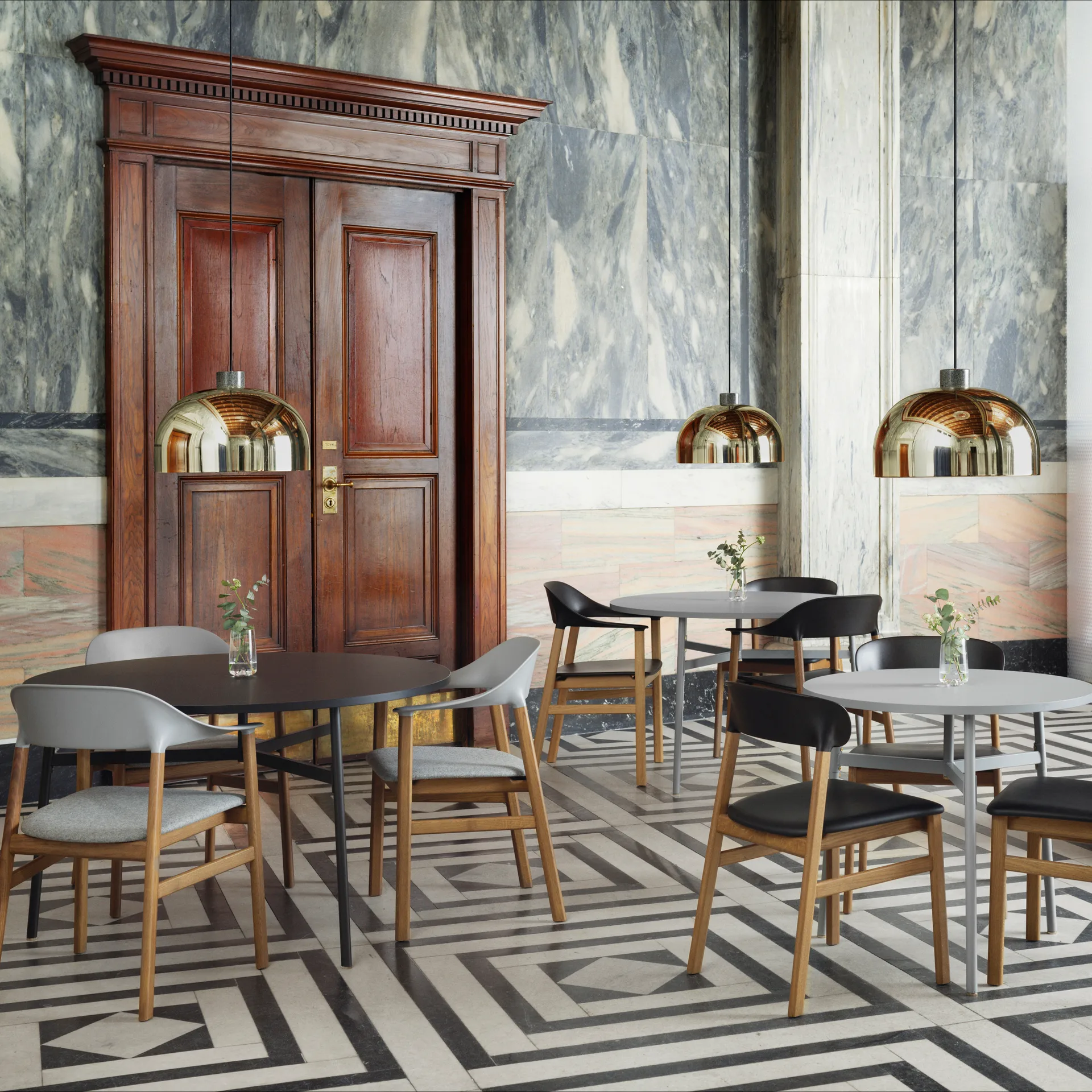 Stół do jadalni Union Ø 120 cm, Czarny Normann Copenhagen