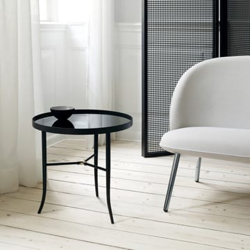 Stół Lug Ø50 cm - Czarny - Normann Copenhagen
