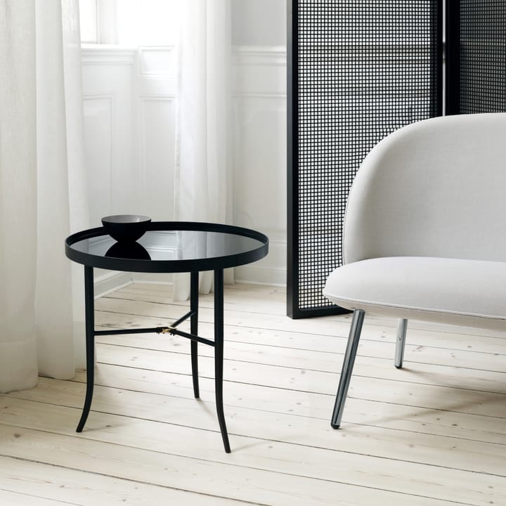 Stół Lug Ø50 cm, Czarny Normann Copenhagen