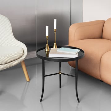 Stół Lug Ø50 cm - Czarny - Normann Copenhagen