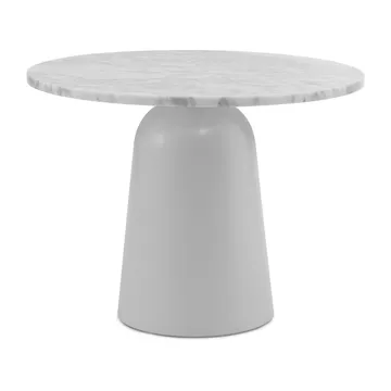 Stół regulowany Turn Ø55 cmØ55 cm - Biały marmur - Normann Copenhagen