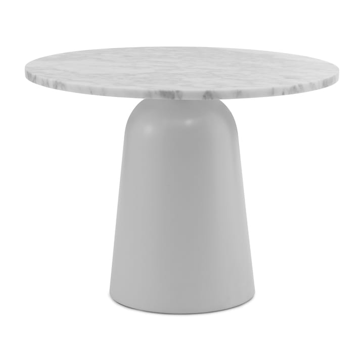 Stół regulowany Turn Ø55 cmØ55 cm - Biały marmur - Normann Copenhagen