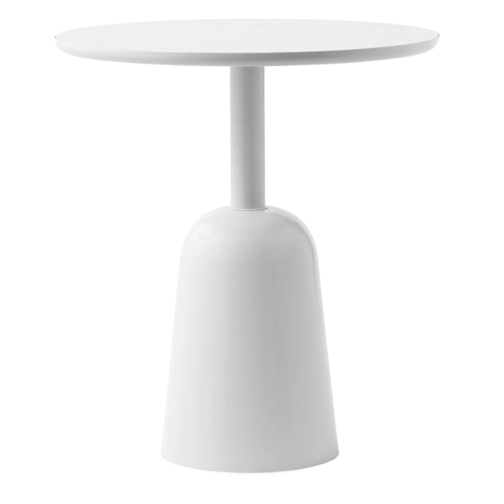 Stół regulowany Turn Ø55 cmØ55 cm, Ciepły szary Normann Copenhagen