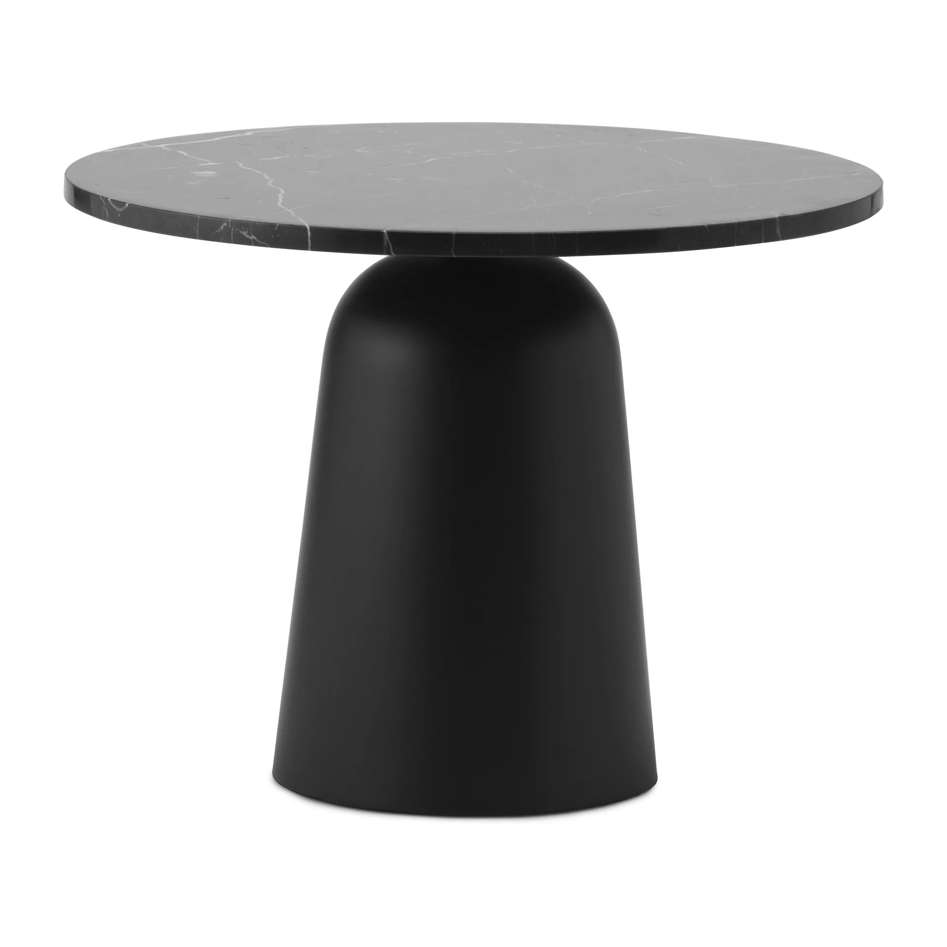 Stół regulowany Turn Ø55 cmØ55 cm, Czarny marmur Normann Copenhagen