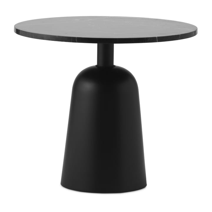 Stół regulowany Turn Ø55 cmØ55 cm - Czarny marmur - Normann Copenhagen