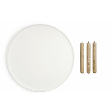 Stół Tablo  biało-jesionowy - mała - Normann Copenhagen