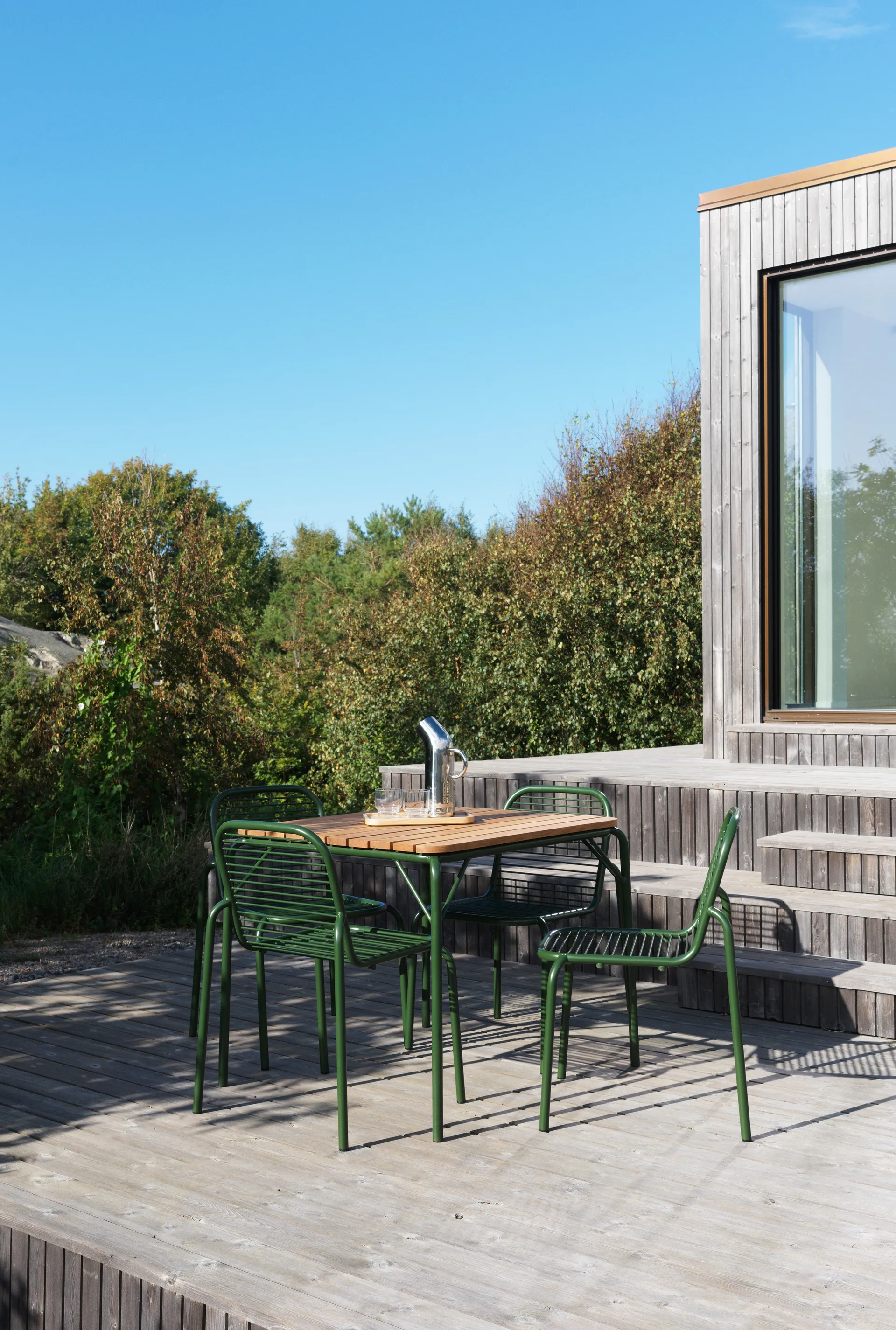 Stół Vig Robinia 90x80 cm, Green Normann Copenhagen