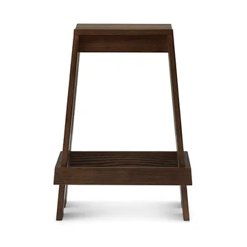Stołek barowy Let 65 cm - Brown Stained Ash - Normann Copenhagen