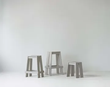 Stołek barowy Let 75 cm - Light Grey - Normann Copenhagen