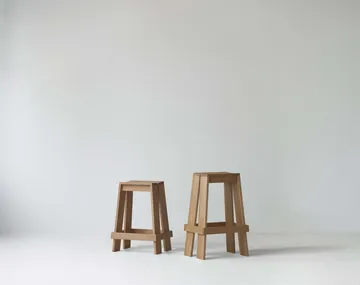 Stołek barowy Let 75 cm - Oak - Normann Copenhagen